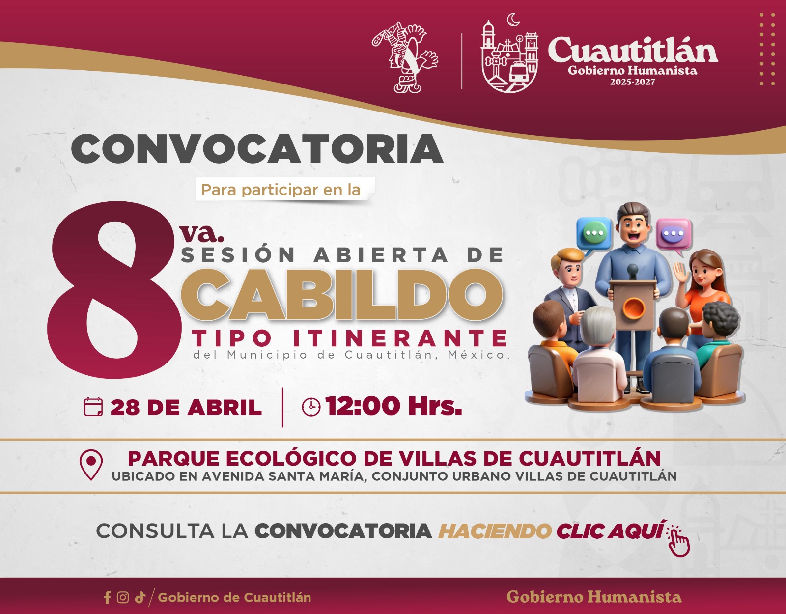 Octava Sesión abierta de Cabildo